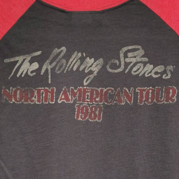 🦋3/$20 'Stones "81 Concert Tee Size L #71 - Picture 4 of 7
